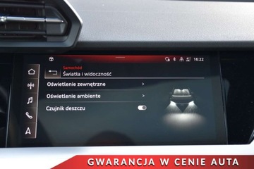 Audi A3 8Y 2021 Audi A3 Sportback Full-LED Wirtual NaviKamera Asystenty Panorama-Dach, zdjęcie 18