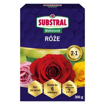SUBSTRAL OSMOCOTE 300g RÓŻE RÓŻA DŁUGO DZIAŁAJĄCY