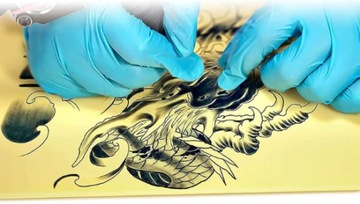 Sztuczna skóra do nauki tatuażu skórka do ćwiczeń 30x40cm x 3mm Prima Derma