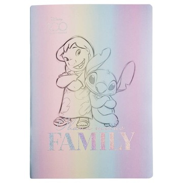 Coolpack Disney 100 Stitch Zeszyt A4 60 kartek w linię 61043PTR