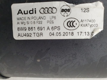 Audi A4 B9 8W9 Крышка багажника Kombi 8W9861691A