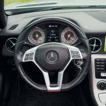 Mercedes SLK R172 Roadster 200 BlueEFFICIENCY 184KM 2011 Mercedes SLK 200 Skóry, Czerwona nić, Automat, zdjęcie 32