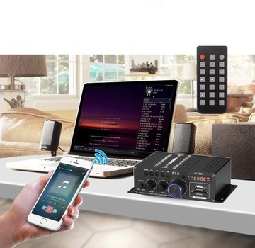 ЦИФРОВОЙ УСИЛИТЕЛЬ МОЩНОСТИ СТЕРЕОЗВУКА BT 5.0 12 В HIFI ДЛЯ ДОМАШНЕГО АВТОМОБИЛЯ