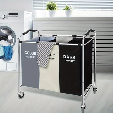 1 корзина для белья 180 л/240 л, большой сортировщик для хранения одеял,