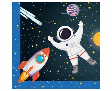 Serwetki KOSMOS astronauta rakieta space 20 szt