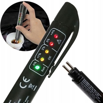 TESTER PŁYNU HAMULCOWEGO DOT 3 4 5 LED