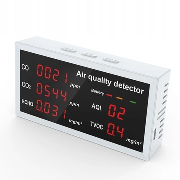 CZUJNIK JAKOŚCI POWIETRZA CO CO2 HCHO TVOC 5W1