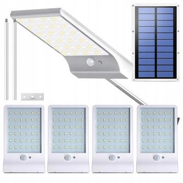 4x MINIATUROWA LAMPA ULICZNA LATARNIA SOLARNA LED