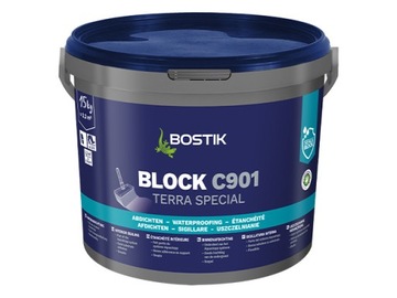 Zaprawa Cementowa BOSTIK BLOCK C901 AQUASTOPP Szybkoschnąca Szara 15 kg