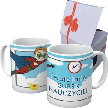 KUBEK PREZENT DZIEŃ NAUCZYCIELA IMIENIEM IMIĘ N502
