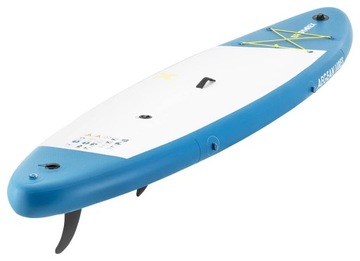 Надувная SUP доска двухкамерная с аксессуарами, 125 кг - синяя