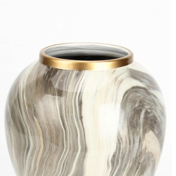 Porcelanowy słoik na imbir z pokrywką 7,48x7,48x14,17 cala