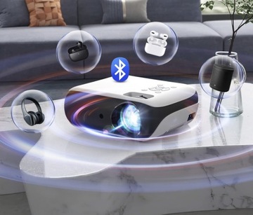 4K ПРОЕКТОР 9500LM LED ДЛЯ ДОМАШНЕГО КИНОТЕАТРА BLUETOOTH 5.1 TOPVISION