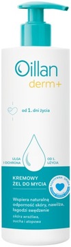 OILLAN Derm+ Kremowy żel do mycia ciała 400 ml