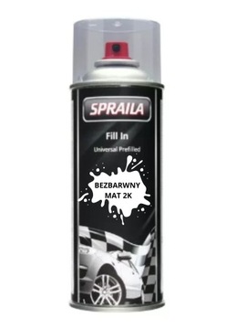 LAKIER BEZBARWNY MAT Z UTWARDZACZEM 2K KLAR SPRAY 400 ML