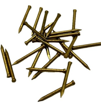Gwoździki mosiężne bez łebka 1,5 x 20 mm 160 szt