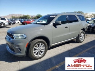 Dodge Durango III 3.6 V6 299KM 2022 Dodge Durango 2022r., Sxt, 3.6L, od ubezpieczalni 3.6 Benzyna 299KM