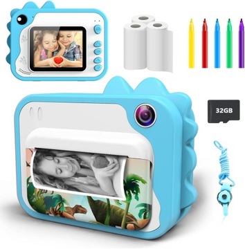 ЦИФРОВАЯ МГНОВЕННАЯ ПЕЧАТНАЯ МАШИНА ДЛЯ ДЕТЕЙ + БЕСПЛАТНО