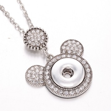 2022 New Snap Button Necklace Fit 18mm Metal Snap
