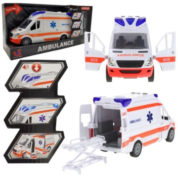 Интерактивная скорая помощь Скорая помощь Складные носилки ГАЗ ДВИЖЕНИЯ ЗВУКИ