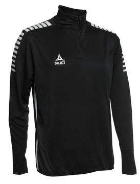 Bluza piłkarska treningowa rozpinana SELECT Monaco czarna - XL