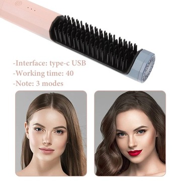 Выпрямитель для волос фиолетового цвета