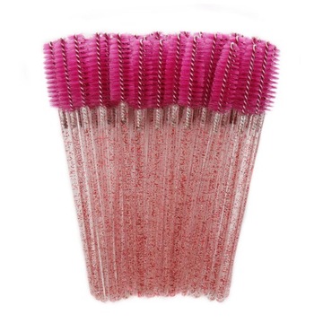 КРИСТАЛЛ СПИРАЛЬНАЯ ЩЕТКА ДЛЯ РЕСНИЦ 50 ШТ Цвета