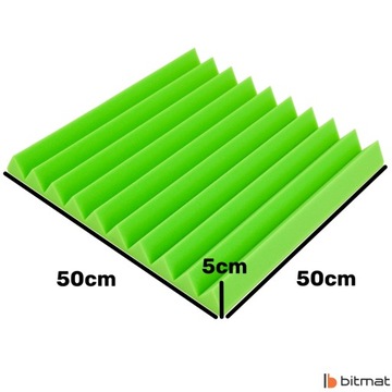 АКУСТИЧЕСКИЕ ПАНЕЛИ, КЛИНЬЯ, 50х50х5СМ, треугольники, пенополиуретан