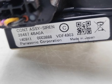 NISSAN X-TRAIL SIRÉNA ALARMU 2015 SUV 4/5DR 28487-4BA0A (14-24) 1.6 DCI