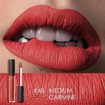 Focallure matowa długotrwała szminka pomadka do ust * 48 Medium Carmine