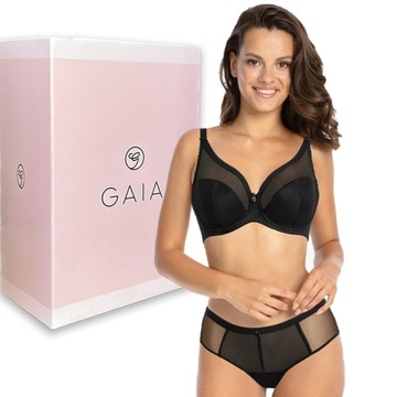 Biustonosz półusztywniany Gaia 1058 Sonia czar 90D