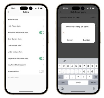 Измеритель тока энергии 1-фазный двунаправленный трансформатор 63А ZigBee TUYA