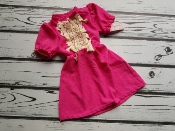 БОХО платье фуксия 158/164