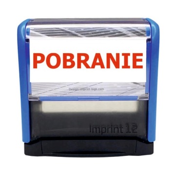 Pieczątka POBRANIE różne kolory odbicia Trodat Imprint 8911