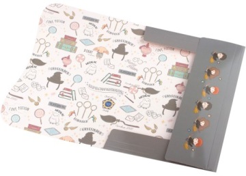 2X TECZKA Z GUMKĄ A4 LAKIEROWANA HARRY POTTER