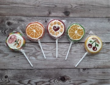 Благодарность гостям на Первое Причастие Леденцы на палочке с бантиком, 10 шт. подарок подарок