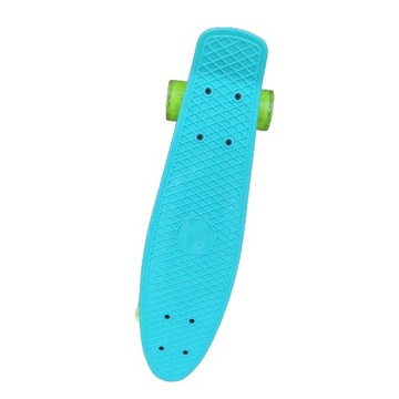 FISZKA СКЕЙБОРД ДЛЯ ДЕТЕЙ ABEC-7 СВЕТЯЩИЕСЯ КОЛЕСА СИД Сплошные цвета