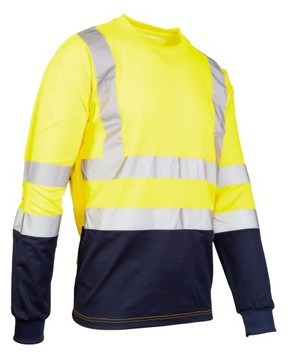 МУЖСКАЯ РАБОЧАЯ ФУТБОЛКА СО СВЕТООБРАЗНЫМИ РУКАВАМИ, ДЫШАЩАЯ, OHS, R.L.