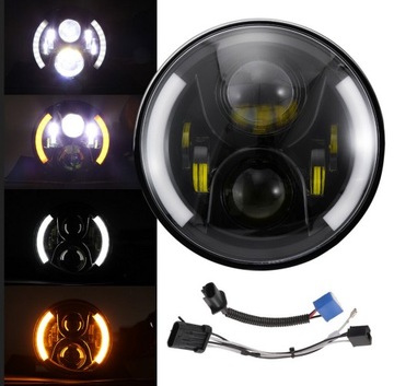 Reflektor LED projektor DRL i kierunkowskazów uniwersalny 7 cali