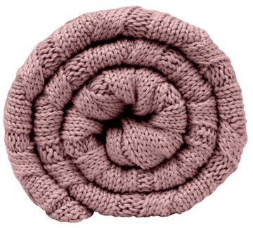 ВЯЗАННОЕ БАМБУКОВОЕ ОДЕЯЛО МОЗГ, 80Х100