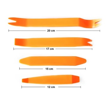 НАБОР 4x СЪЕМНИК ДЛЯ СЪЕМНИКОВ РЫЧАГ ОТКРЫТИЯ ВЕДРО ДЛЯ РАДИО СПИСКА ОБИВКИ