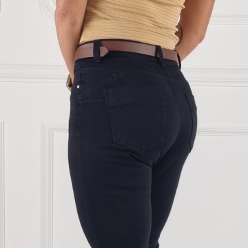 M.SARA ЖЕНСКИЕ ДЖИНСЫ С ВЫСОКОЙ ПОСАДКОЙ, БОЛЬШИЕ РАЗМЕРЫ, СВОБОДНЫЙ ПОЯС