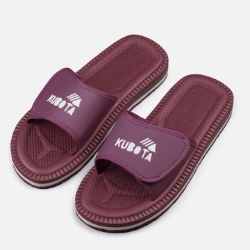 МУЖСКИЕ ТАПОЧКИ ИЗ ПЕНЫ 39 БОРДОВЫЕ УДОБНЫЕ ТАПОЧКИ KUBOTA на липучке 39