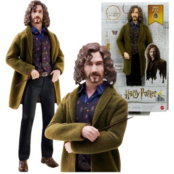 HARRY POTTER LALKA SIRIUS BLACK HCJ34 SYRIUSZ + RÓŻDŻKA