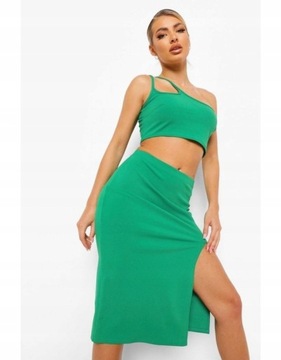 BOOHOO KOMPLET CROP TOP I SPÓDNICA XL