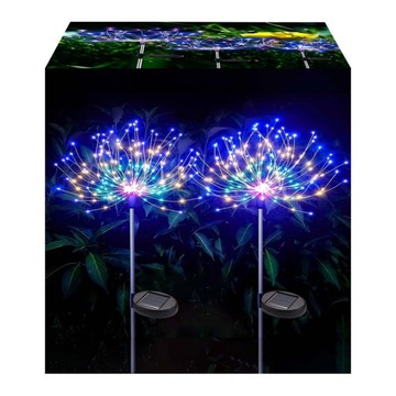 2x LAMPA SOLARNA OZDOBA OGRODOWA DMUCHAWCE 150 LED