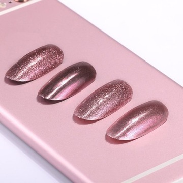 Стеклянная роза Золотое эффект зеркало розово -розовое золото