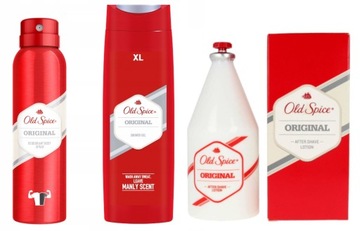 OLD SPICE ORIGINAL ZESTAW A/S +SPRAY 150+ŻEL 400ml