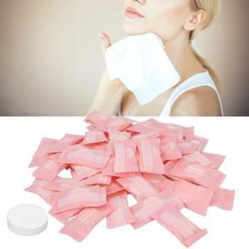 ПОРТАТИВНОЕ СЖАТОЕ ПОЛОТЕНЦЕ ДЛЯ УМЫВАНИЯ ЛИЦА ДЛЯ ПУТЕШЕСТВИЙ 50 ШТ.