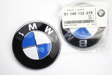 NOVÝ ZNAKY ZNAK BMW 51148132375 82MM
